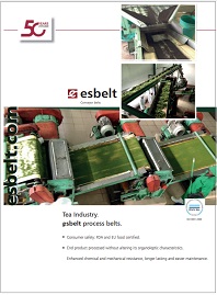 Каталог Конвейерные ленты для чайной промышленности Esbelt